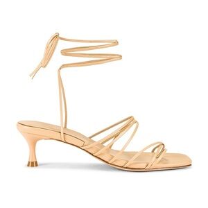 LPA NWOT Lucia Heel in Nude Size 10 strappy wrap sandal